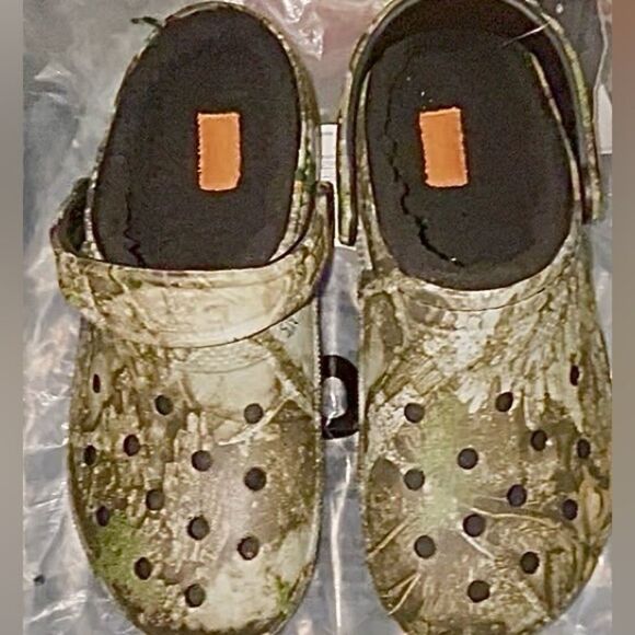 CROCS x Realtree APX Classic Lined Clog Unisex W10 M8 Camo Hiking Lounging NEW - Picture 11 of 11